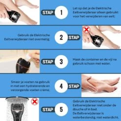 Elektrische Eeltverwijderaar INCL. Mani En Pedicure Set - Voetvijl - Eeltvijl - Eelt Verwijderaar -Oplaadbaar -Verzorgingsproducten 1200x1200 697