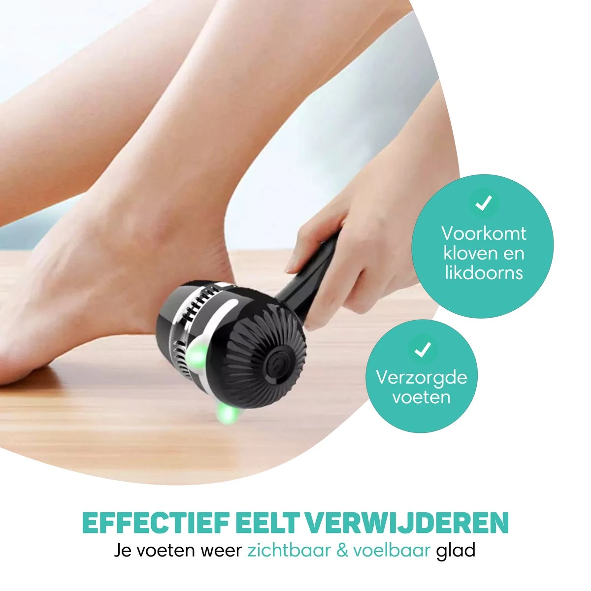 Vulpes BeautyCare® Elektrische Eelt Verwijderaar Pro – Stofzuigfunctie – 3 Snelheden – Inclusief 3 Vijlschijven & Borstel - USB-Oplaadbaar 5 Vulpes BeautyCare® Elektrische Eelt Verwijderaar Pro – Stofzuigfunctie – 3 Snelheden – Inclusief 3 Vijlschijven & Borstel - USB-Oplaadbaar - Afbeelding 5