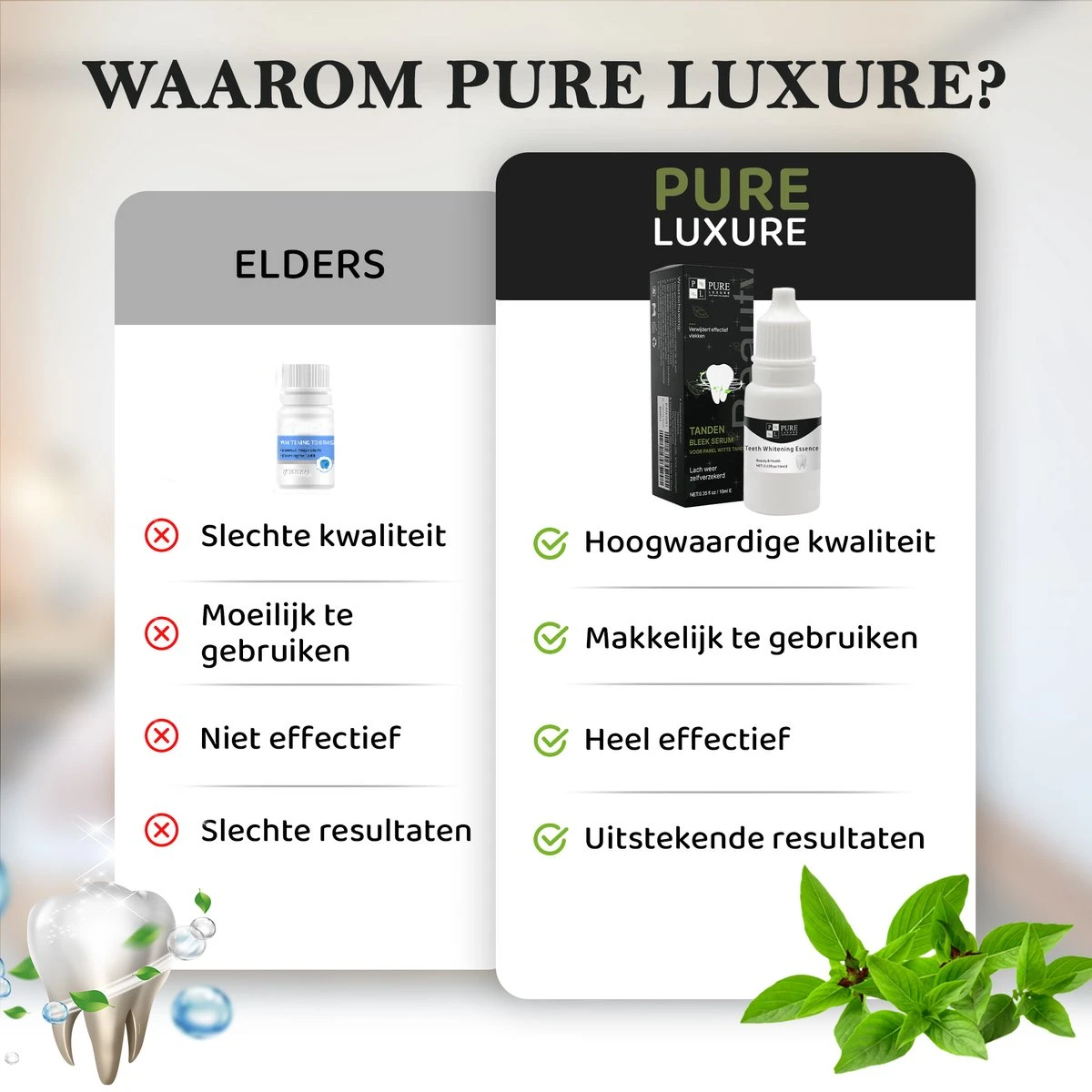 Teeth Whitening Serum Met 10 Wattenstaafjes - Tandenbleker - Teeth Whitening Strips - Tanden Witten - Tandenblekers - Witte Tanden - 10ml - Valentijnsdag Cadeau 2 Teeth Whitening Serum Met 10 Wattenstaafjes - Tandenbleker - Teeth Whitening Strips - Tanden Witten - Tandenblekers - Witte Tanden - 10ml - Valentijnsdag Cadeau - Afbeelding 2