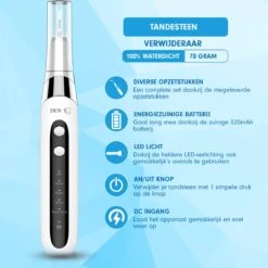 DEN-T® PRO U500 - Elektrische Sonische Tandsteen Verwijderaar - Wit 20 DEN-T® PRO U500 - Elektrische Sonische Tandsteen Verwijderaar - Wit -Verzorgingsproducten 1200x1200 977