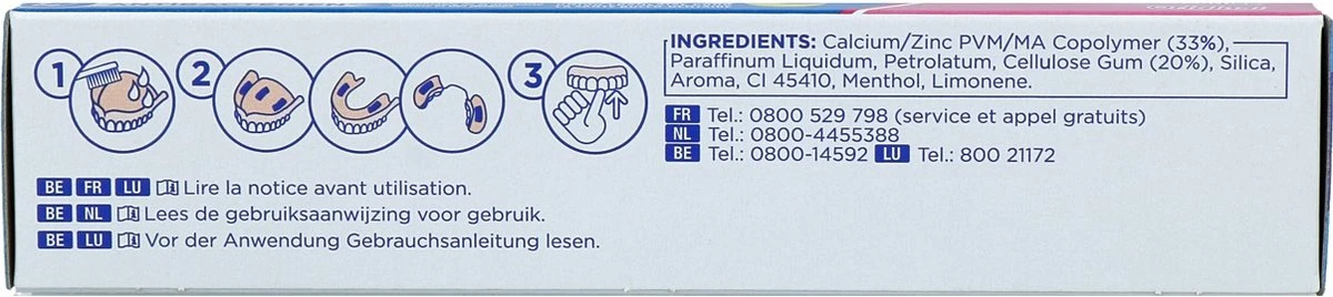 Fixodent Kleefpasta Sterke Fixatie Original 47 Gr 9 Fixodent Kleefpasta Sterke Fixatie Original 47 Gr - Afbeelding 9