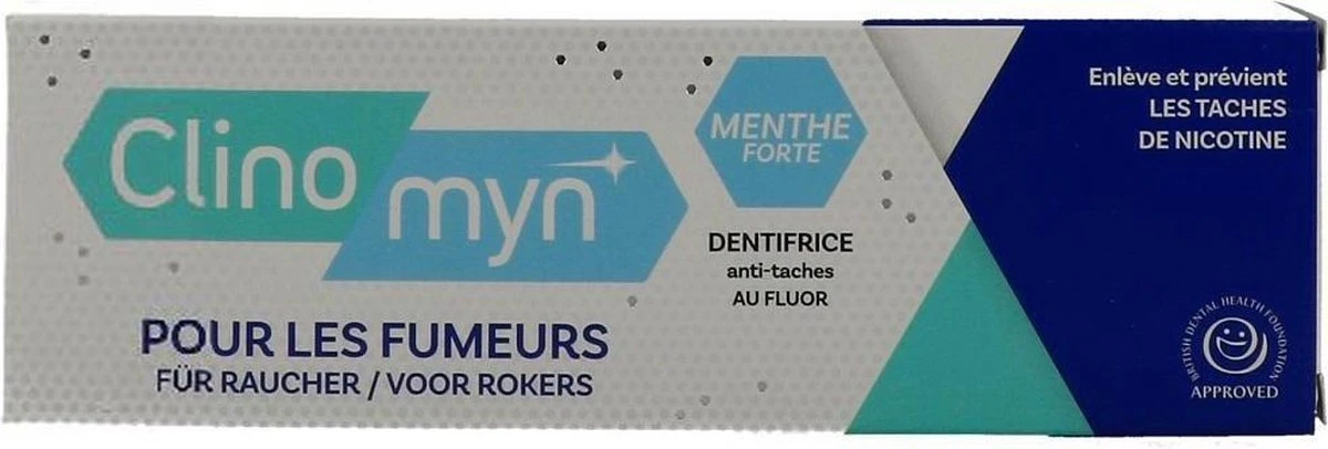 Clinomyn Rokerstandpasta 75 Ml 1 Clinomyn Rokerstandpasta 75 Ml