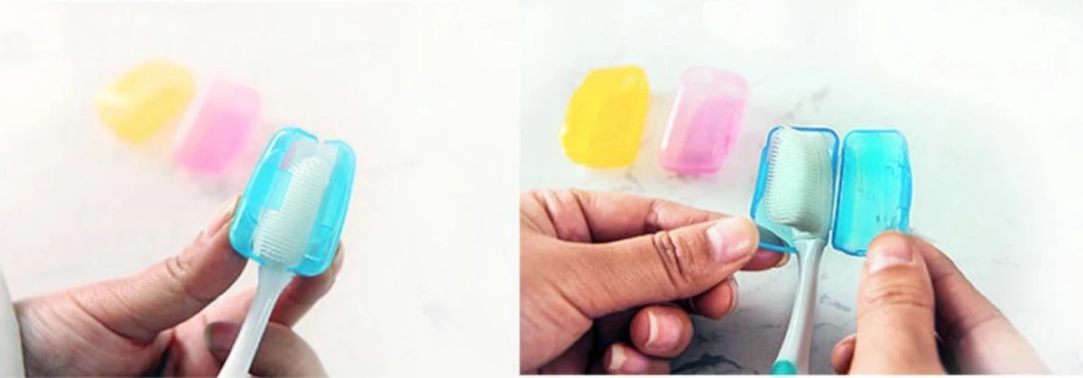 Tandenborsteldoosjes | Tandenborstel Beschermer | Tandenborstel Beschermers Voor Op Reis | 5 Stuks In Verschillende Kleuren 3 Tandenborsteldoosjes | Tandenborstel Beschermer | Tandenborstel Beschermers Voor Op Reis | 5 Stuks In Verschillende Kleuren - Afbeelding 3