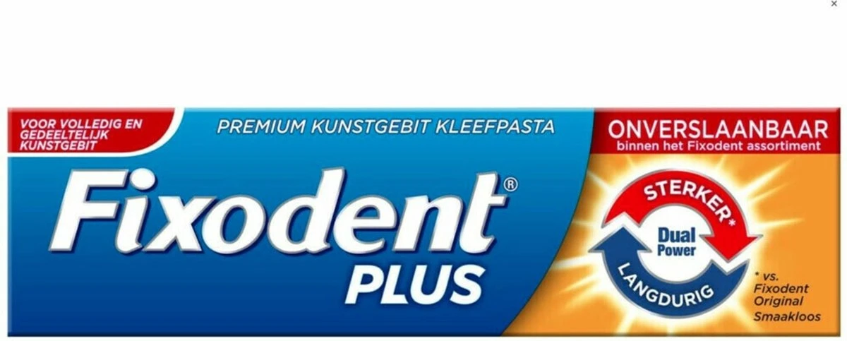 Fixodent Plus - Voordeelverpakking 6x40 G - Kleefpasta 8 Fixodent Plus - Voordeelverpakking 6x40 G - Kleefpasta - Afbeelding 8