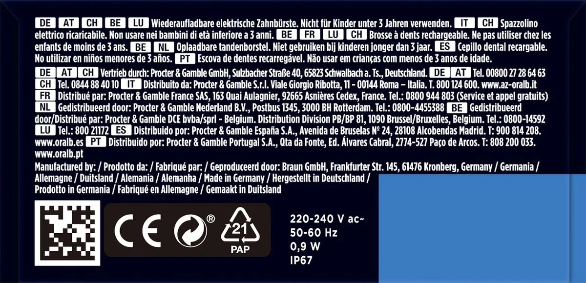 Oral B Oral-B Genius X Elektrische Tandenborstel Rosegold 7 Oral B Oral-B Genius X Elektrische Tandenborstel Rosegold - Afbeelding 7