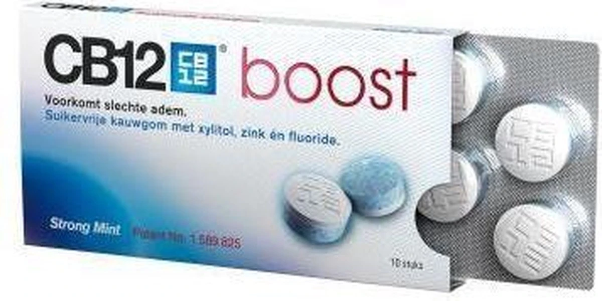 CB12 Boost Kauwgom - 1 Stuk 3 CB12 Boost Kauwgom - 1 Stuk - Afbeelding 3