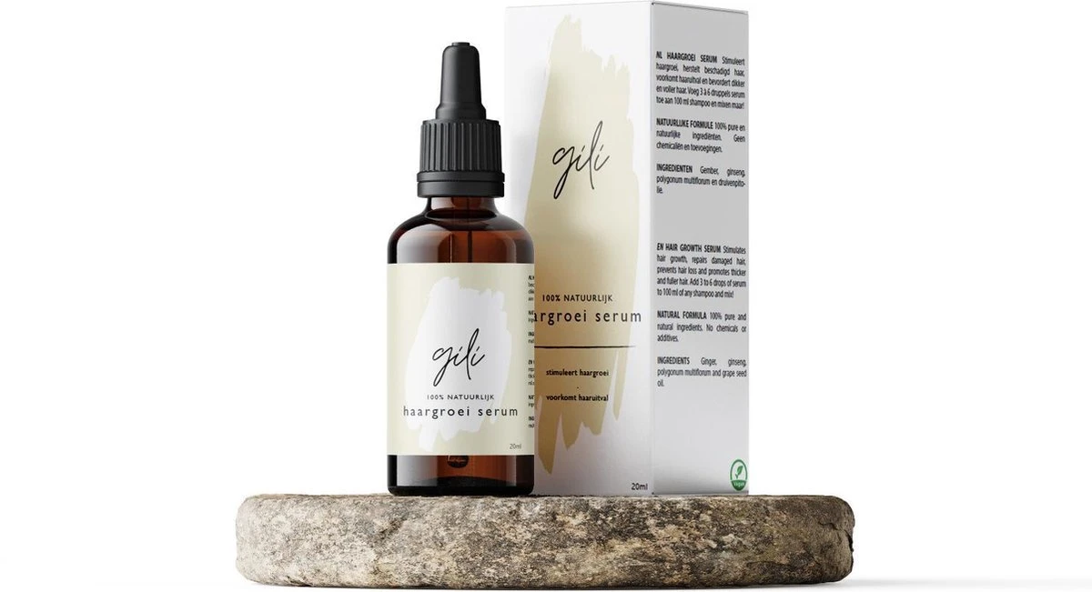 Gili Haargroei Serum - Hair Growth Serum - Anti Haaruitval - Haargroeimiddel - Haarolie 2 Gili Haargroei Serum - Hair Growth Serum - Anti Haaruitval - Haargroeimiddel - Haarolie - Afbeelding 2