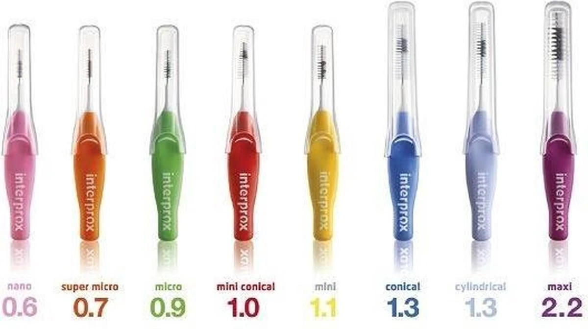 Interprox Premium Mini Conical - 2 Tot 4 Mm - 3 X 6 Stuks 3 Interprox Premium Mini Conical - 2 Tot 4 Mm - 3 X 6 Stuks - Afbeelding 3