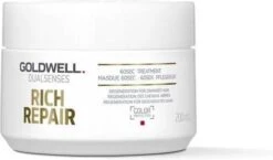 Goldwell Dualsenses Rich Repair 60sec Treatment 200 Ml 10 Goldwell Dualsenses Rich Repair 60sec Treatment 200 Ml -Verzorgingsproducten 1200x703 2