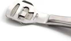 RVS Eeltverwijderaar / Eeltvijl / Eeltschraper / Eeltrasp / Eeltschaaf Met 10 Eelt Mesjes