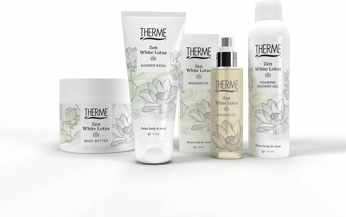 Therme Zen White Lotus Foaming Shower Gel 200 Ml 2 Therme Zen White Lotus Foaming Shower Gel 200 Ml - Afbeelding 2