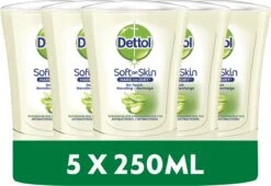 Dettol - Handzeep - No Touch Navulling - Antibacterieel - Aloe Vera - 250 Ml X5 15 Dettol - Handzeep - No Touch Navulling - Antibacterieel - Aloe Vera - 250 Ml X5 -Verzorgingsproducten 1200x824 3