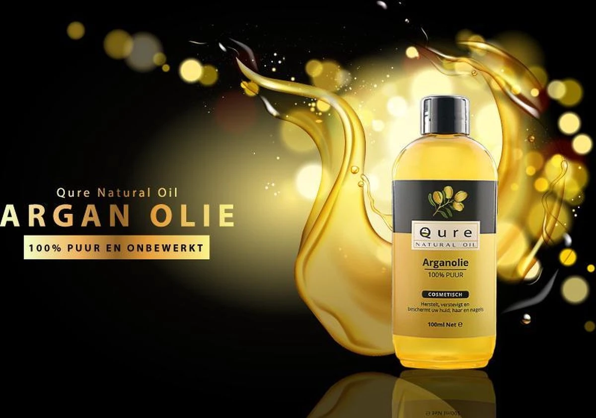 Arganolie 100ml | 100% Puur & Onbewerkt | Argan Olie Voor Gezicht, Haar En Lichaam 6 Arganolie 100ml | 100% Puur & Onbewerkt | Argan Olie Voor Gezicht, Haar En Lichaam - Afbeelding 6