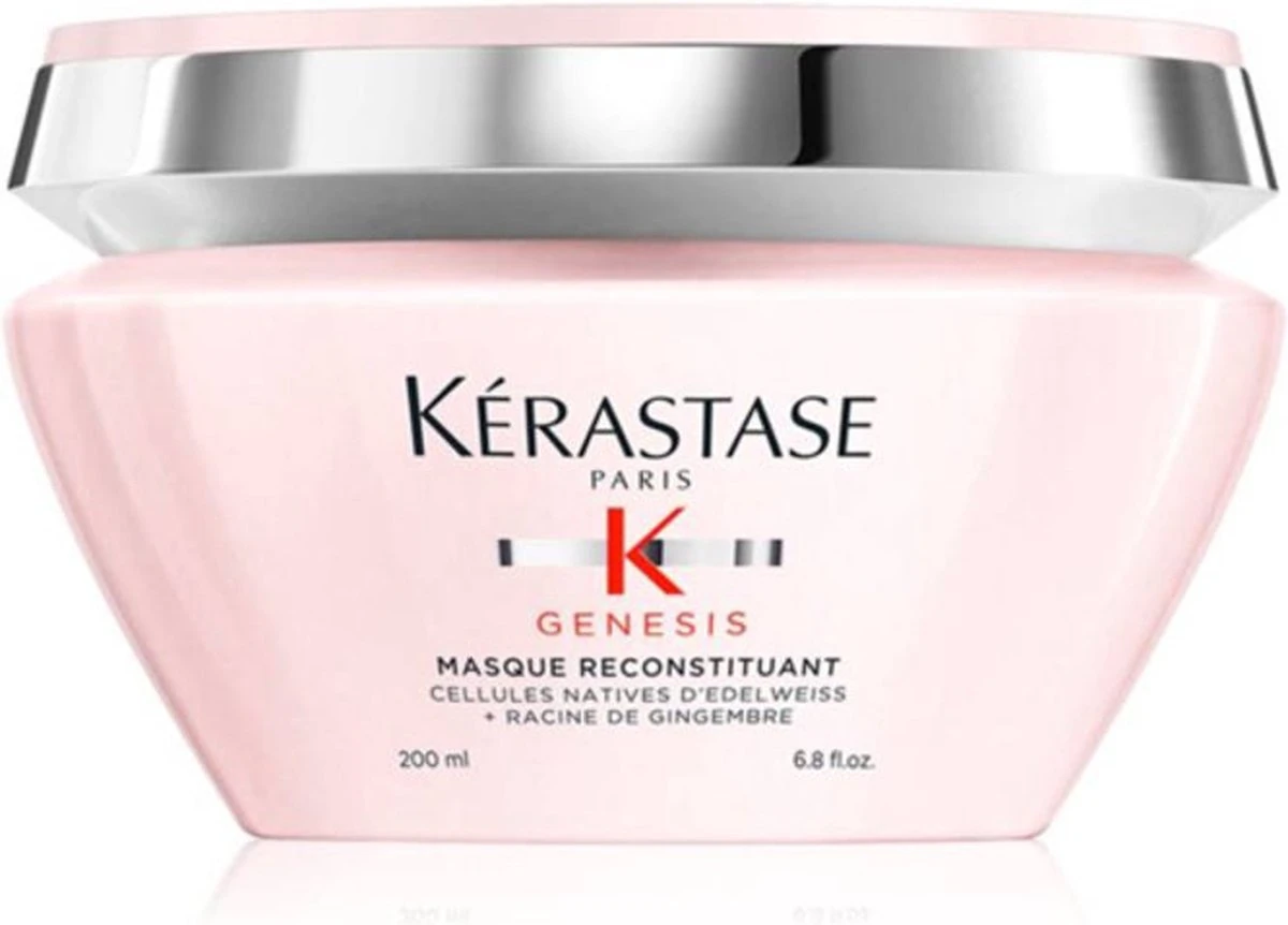 Kérastase Genesis Masque Reconstituant Haarmasker Tegen Haaruitval - Haarmasker Beschadigd Haar - 200ml 7 Kérastase Genesis Masque Reconstituant Haarmasker Tegen Haaruitval - Haarmasker Beschadigd Haar - 200ml - Afbeelding 7