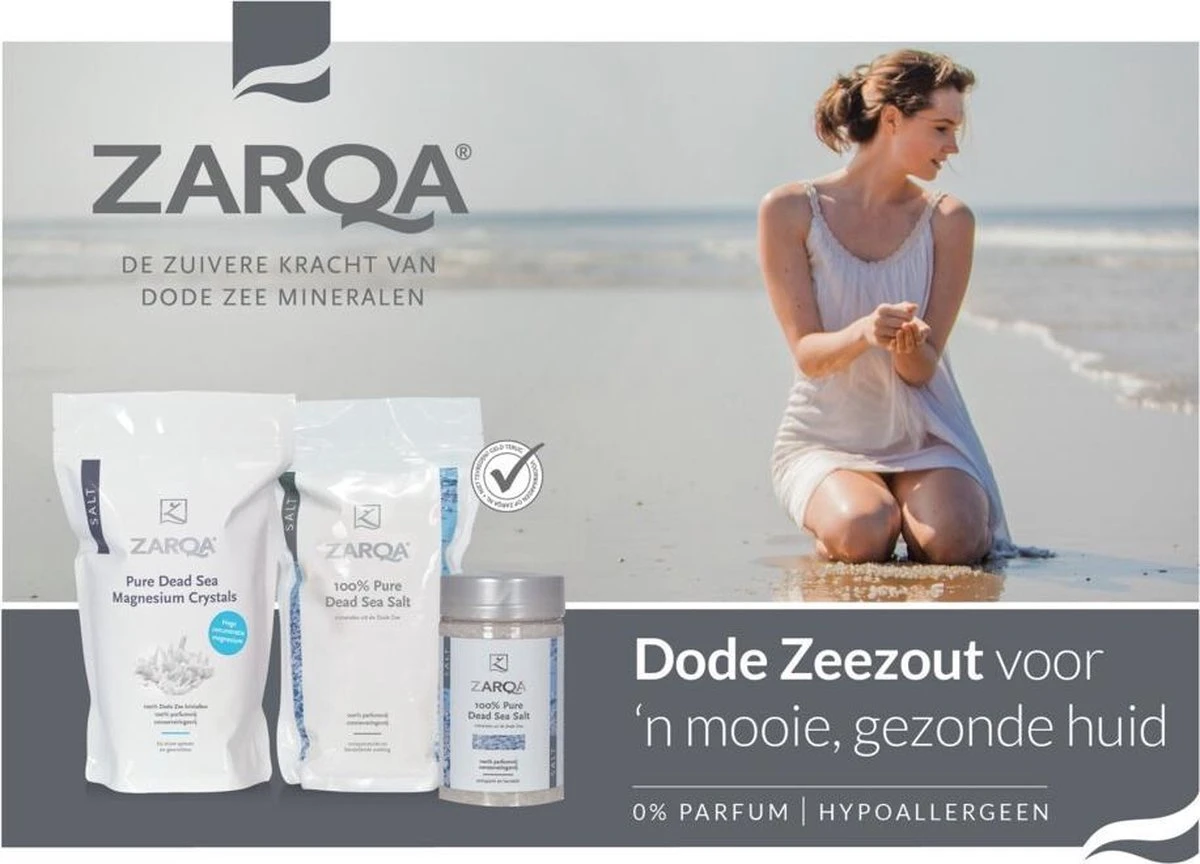 Zarqa Dode Zeezout Emmer Therapeutisch - Badzout - 5 Kg 2 Zarqa Dode Zeezout Emmer Therapeutisch - Badzout - 5 Kg - Afbeelding 2