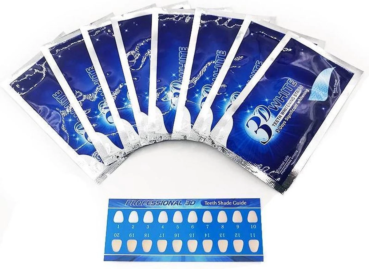 Merkloos Professionele Tanden Bleek Strips Ultra 3D - Teeth Whitening Strips - Tanden Bleken - Voor Ultra Witte Tanden - 14 Strips 1 Merkloos Professionele Tanden Bleek Strips Ultra 3D - Teeth Whitening Strips - Tanden Bleken - Voor Ultra Witte Tanden - 14 Strips