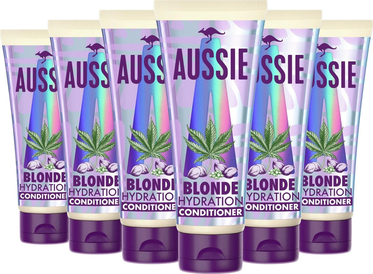Aussie Blonde Hydratation Conditioner - Voordeelverpakking 6 X 200 Ml 1 Aussie Blonde Hydratation Conditioner - Voordeelverpakking 6 X 200 Ml