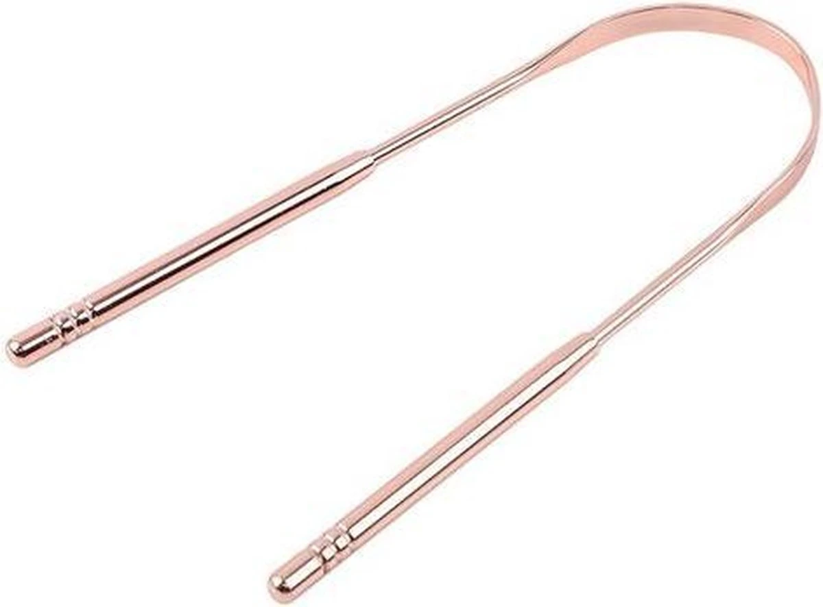 OrganiBrush 100% Koper Tongschraper / Tongreiniger - Antibacterieel - 2 Stuks 6 OrganiBrush 100% Koper Tongschraper / Tongreiniger - Antibacterieel - 2 Stuks - Afbeelding 6