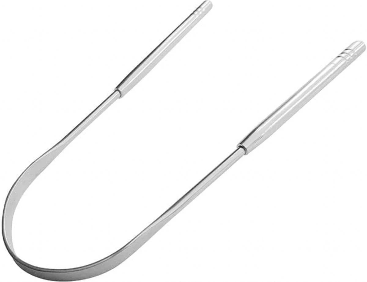Merkloos Hygienische Tongreiniger - Tongschrapers - Tong - Mondverzorging - Slechte Adem - Tong Schraper - Tong Reiniger - Tong Verzorging - Tong Kuisen - Verzorging - Persoonlijke Verzorging - RVS 6 Merkloos Hygienische Tongreiniger - Tongschrapers - Tong - Mondverzorging - Slechte Adem - Tong Schraper - Tong Reiniger - Tong Verzorging - Tong Kuisen - Verzorging - Persoonlijke Verzorging - RVS - Afbeelding 6