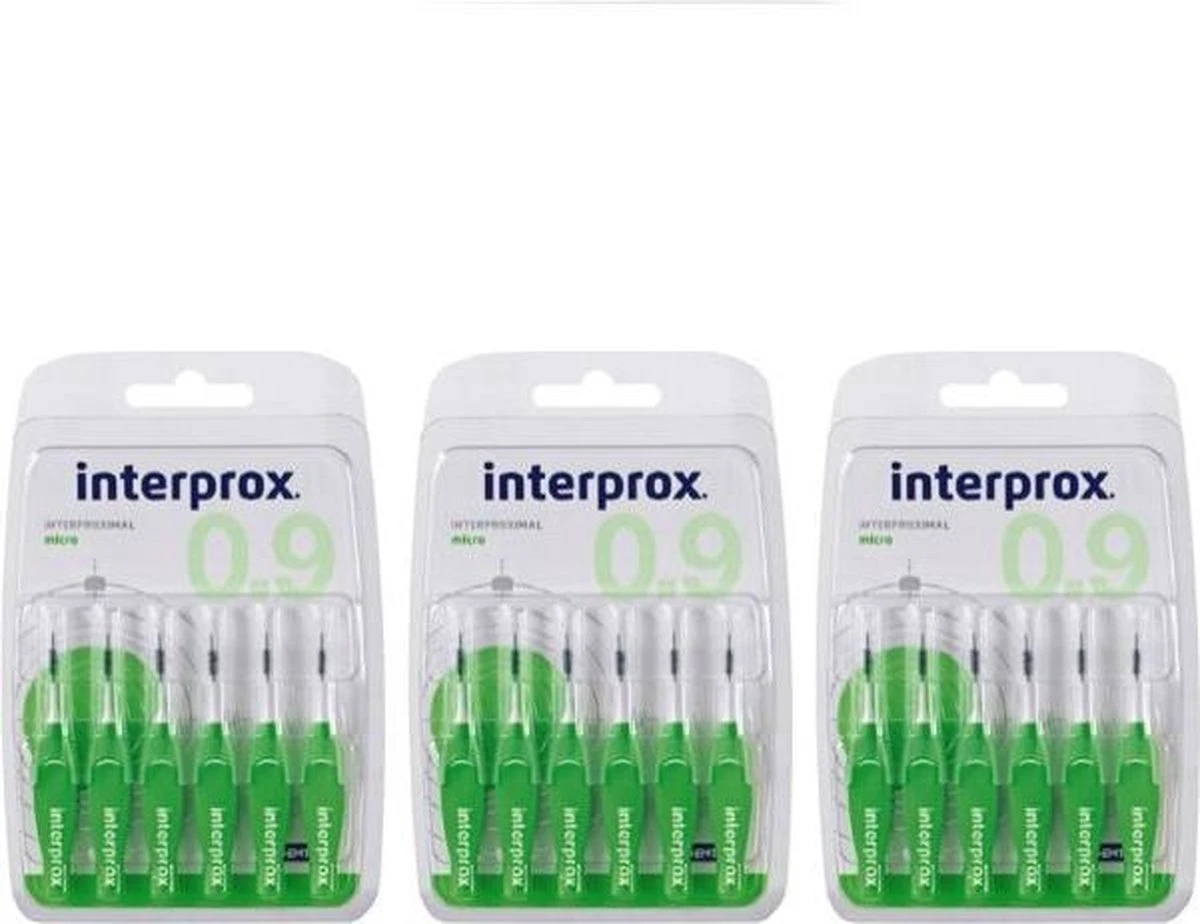 Interprox Interdentaal Micro 2.4mm - Ragers - 3 X 6 Stuks - Voordeelverpakking 1 Interprox Interdentaal Micro 2.4mm - Ragers - 3 X 6 Stuks - Voordeelverpakking