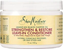 Shea Moisture Jamaican Black Castor Oil - Leave-in Conditioner Strengthen & Restore - 312 Gr