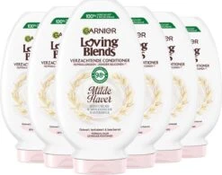 Garnier Loving Blends Conditioner - Milde Haver - Normaal Haar En Gevoelige Hoofdhuid - 6 X 250 Ml - Voordeelverpakking