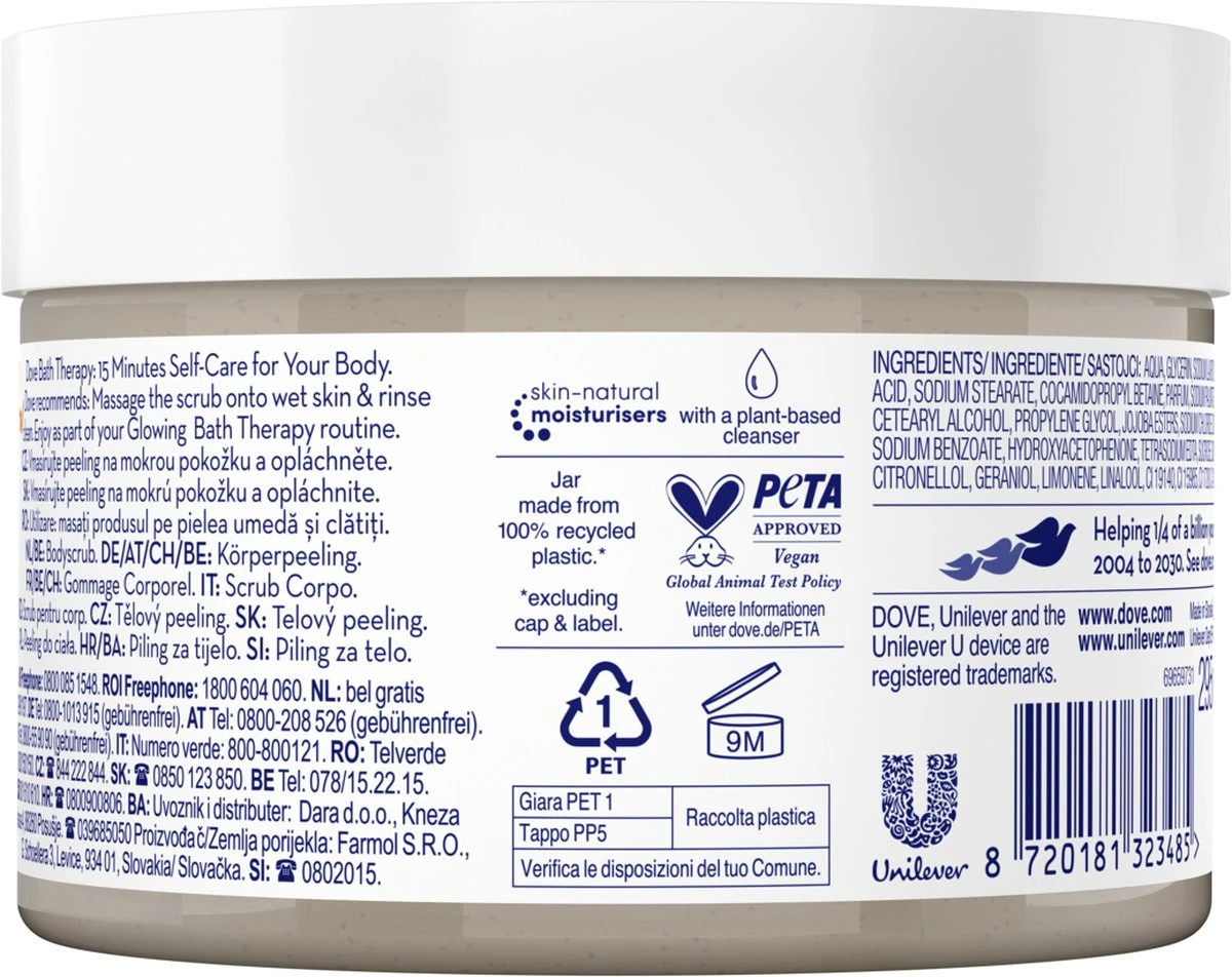 Dove Bath Therapy Glow - Body Scrub - 295 Ml 7 Dove Bath Therapy Glow - Body Scrub - 295 Ml - Afbeelding 7