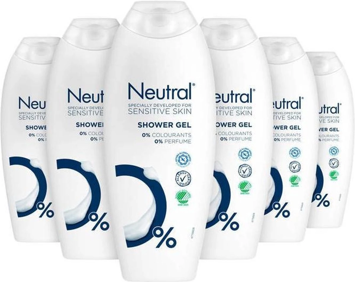 Neutral Showergel Voor De Gevoelige Huid (set Van 6 Stuks) 1 Neutral Showergel Voor De Gevoelige Huid (set Van 6 Stuks)