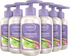 Andrélon Special Kokos Care Haarcrème - 6 X 200 Ml - Voordeelverpakking
