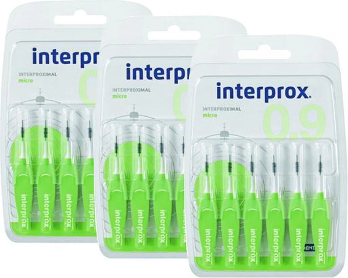 Interprox Interdentaal Micro 2.4mm - Ragers - 3 X 6 Stuks - Voordeelverpakking 4 Interprox Interdentaal Micro 2.4mm - Ragers - 3 X 6 Stuks - Voordeelverpakking - Afbeelding 4