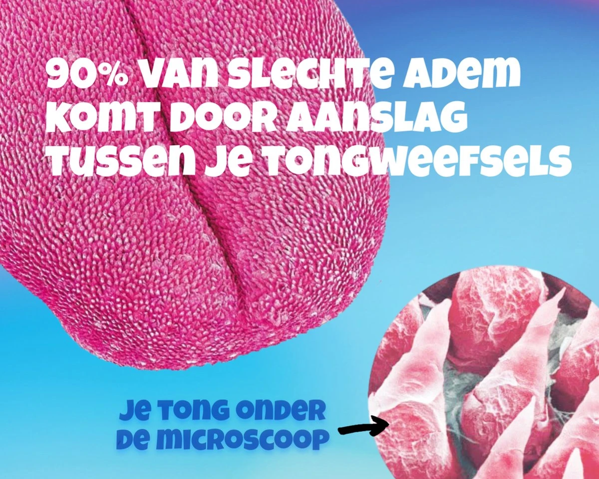 JuliBrite® Tong Gel (50ML) & Tongschraper - Reinigt Witte Tong Aanslag - Tegen Slechte Adem - Met Zink & CPC - Tongreiniger Set - Halitose & Beslagen Tong 2 JuliBrite® Tong Gel (50ML) & Tongschraper - Reinigt Witte Tong Aanslag - Tegen Slechte Adem - Met Zink & CPC - Tongreiniger Set - Halitose & Beslagen Tong - Afbeelding 2