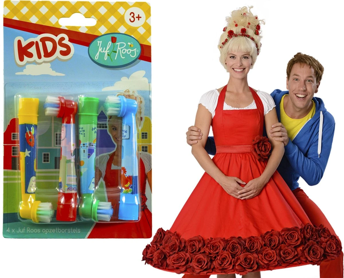 Juf Roos Opzetborstels Kids Passend Op Oral-B Universeel 8 Stuks 2 Juf Roos Opzetborstels Kids Passend Op Oral-B Universeel 8 Stuks - Afbeelding 2
