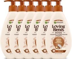 Garnier Loving Blends Body - Kokosmelk & Macadamia Bodymilk - 6 X 250 Ml - Voordeelverpakking
