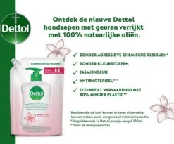 Dettol - Handzeep Navulling - Antibacterieel - Jasmijn - 100% Natuurlijke Oliën - 2 X 500ml 13 Dettol - Handzeep Navulling - Antibacterieel - Jasmijn - 100% Natuurlijke Oliën - 2 X 500ml -Verzorgingsproducten 1200x998