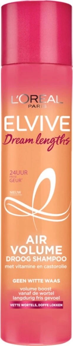 L’Oréal Paris Elvive Dream Lengths Dry Shampoo Droogshampoo - 6 X 200 Ml 5 L’Oréal Paris Elvive Dream Lengths Dry Shampoo Droogshampoo - 6 X 200 Ml -Verzorgingsproducten 256x1200 1