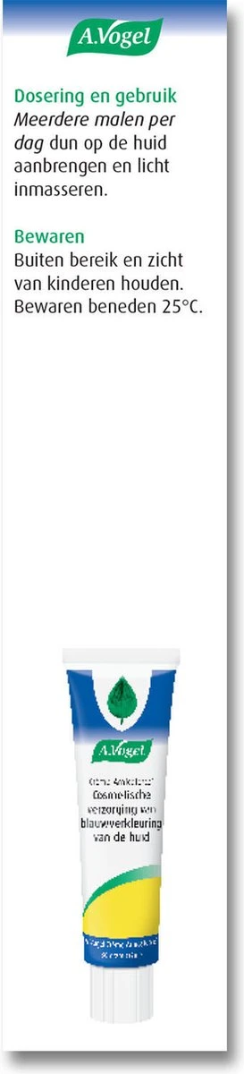 A.Vogel Arnica Vallen En Stoten Crème - Verzorgt De Blauwverkleurde Huid - 30 G 6 A.Vogel Arnica Vallen En Stoten Crème - Verzorgt De Blauwverkleurde Huid - 30 G - Afbeelding 6