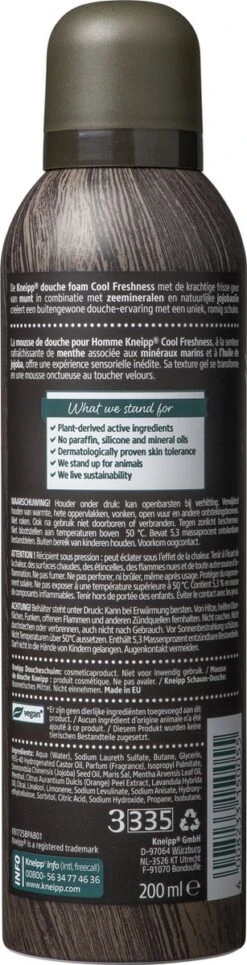 Kneipp Men - Cool Freshness - Douche Foam 13 Kneipp Men - Cool Freshness - Douche Foam -Verzorgingsproducten 307x1200 3