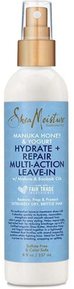 Shea Moisture Manuka Honey & Yogurt - Hydrate Repair Multi Action Leave In Spray - 237 Ml