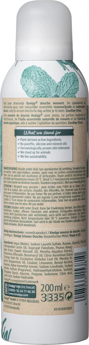 Kneipp Goodbye Stress - Douche Foam 5 Kneipp Goodbye Stress - Douche Foam - Afbeelding 5