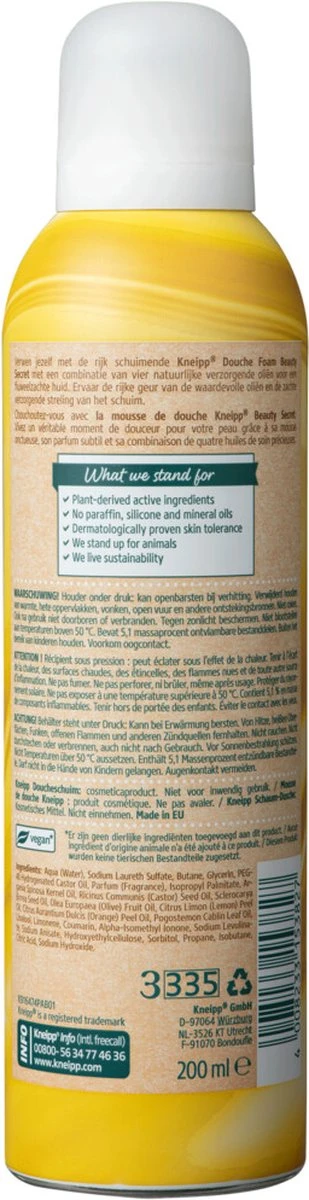Kneipp Beauty Secret - Douche Foam 8 Kneipp Beauty Secret - Douche Foam - Afbeelding 8