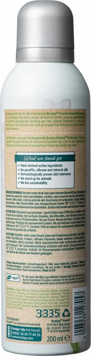Kneipp Balancing - Douche Foam 10 Kneipp Balancing - Douche Foam - Afbeelding 10