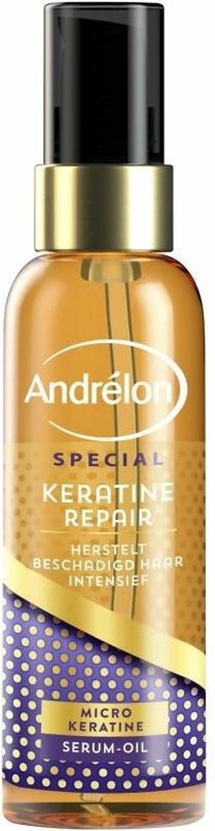 Andrélon Haarolie Keratine Repair Serum-Oil - 75 Ml 1 Andrélon Haarolie Keratine Repair Serum-Oil - 75 Ml