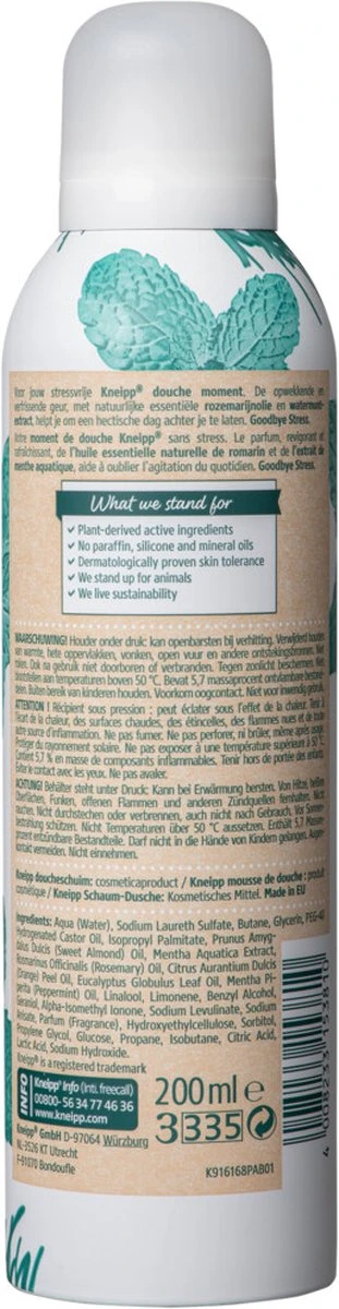 Kneipp Goodbye Stress - Douche Foam 8 Kneipp Goodbye Stress - Douche Foam - Afbeelding 8
