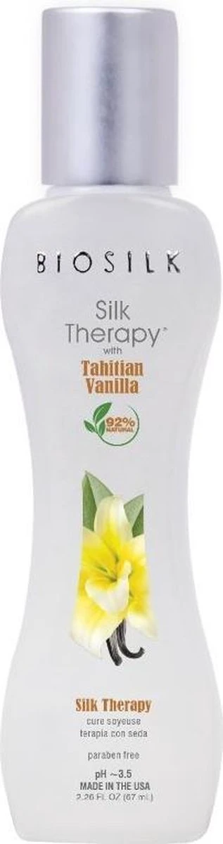 BioSilk Silk Therapy Tahitian Vanilla Limited Edition Serum - Haarserum - 67 Ml 3 BioSilk Silk Therapy Tahitian Vanilla Limited Edition Serum - Haarserum - 67 Ml - Afbeelding 3