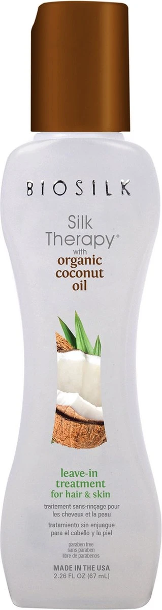 BioSilk Silk Therapy Coconut Oil Leave In Treatment - 67ml 3 BioSilk Silk Therapy Coconut Oil Leave In Treatment - 67ml - Afbeelding 3