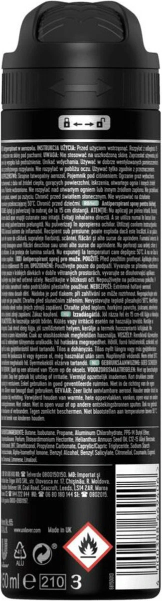 Rexona Men Sensitive Anti-transpirant Spray - 6 X 150 Ml - Voordeelverpakking 9 Rexona Men Sensitive Anti-transpirant Spray - 6 X 150 Ml - Voordeelverpakking - Afbeelding 9