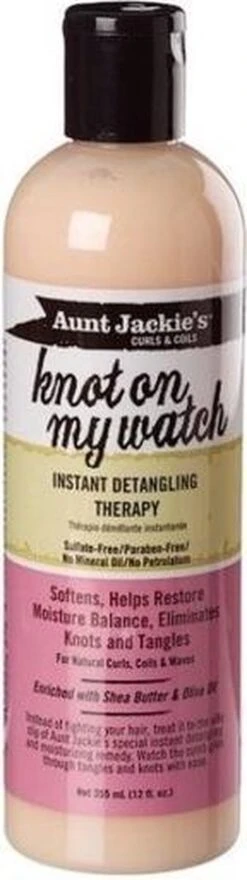 Aunt Jackies Curls & Coils Knot On My Watch Instant Detangling Therapy 355 Ml 9 Aunt Jackies Curls & Coils Knot On My Watch Instant Detangling Therapy 355 Ml -Verzorgingsproducten 337x1200 1