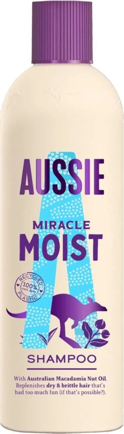 Aussie Miracle Moist Shampoo - Hydraterende Shampoo - Herstelt Droog En Beschadigd Haar - 6 X 300 Ml 19 Aussie Miracle Moist Shampoo - Hydraterende Shampoo - Herstelt Droog En Beschadigd Haar - 6 X 300 Ml -Verzorgingsproducten 344x1200 1