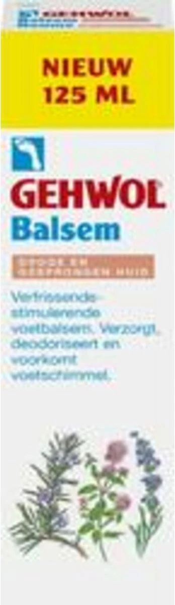 Gehwol Voetbalsem Voor De Droge En Gesprongen Huid - 125ml 1 Gehwol Voetbalsem Voor De Droge En Gesprongen Huid - 125ml