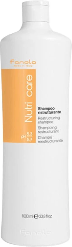 Fanola - Nourishing Restructuring Shampoo Shampoo For Dry And Brittle Hair 1000Ml